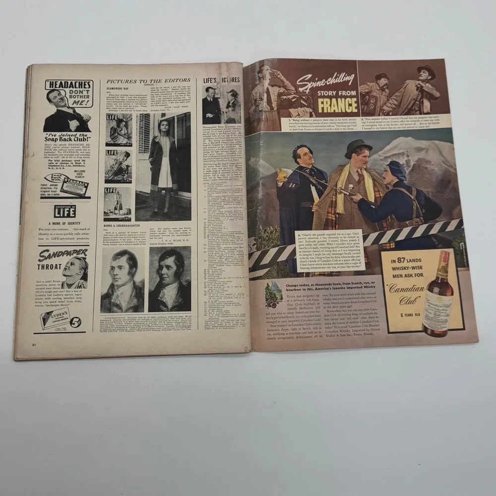 Vintage LIFE Magazine Jan 29 1940 Lana Turner Cover Hollywood Starlets Nash Ad